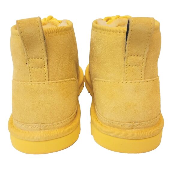 UGG New Neumel Yellow Suede Chukka Fully Lined Ankle Boots Mens Size 10 - Picture 5 of 10